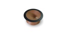 Kava Snack Bowl Brown with Black Rim