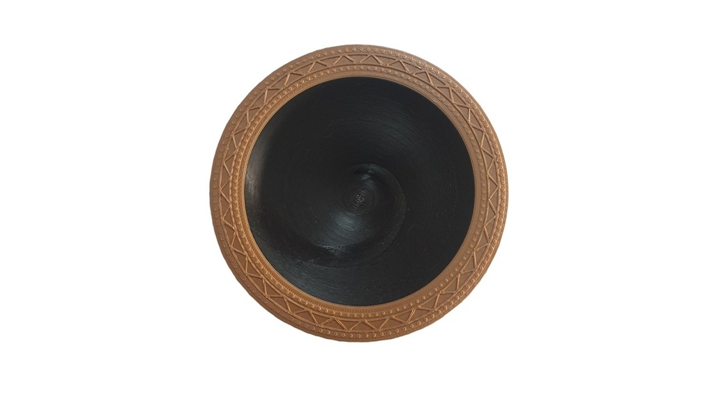 Kava Kaddy Carbon Black with Brown Rim